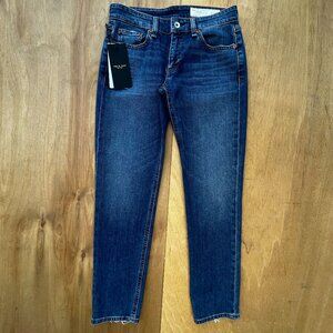 RAG & BONE JEANS JULIENNE DRE LOW RISE SLIM BOYFRIEND JEANS WOMEN’S sz 23 NWT